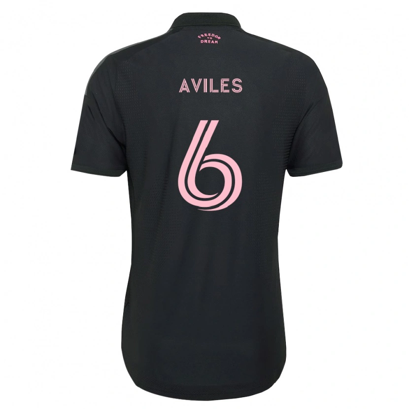 Danxen Barn Tomás Avilés #6 Rosa Svart Vit Bortatröja Matchtröjor 2026/27 Tröjor T-Tröja