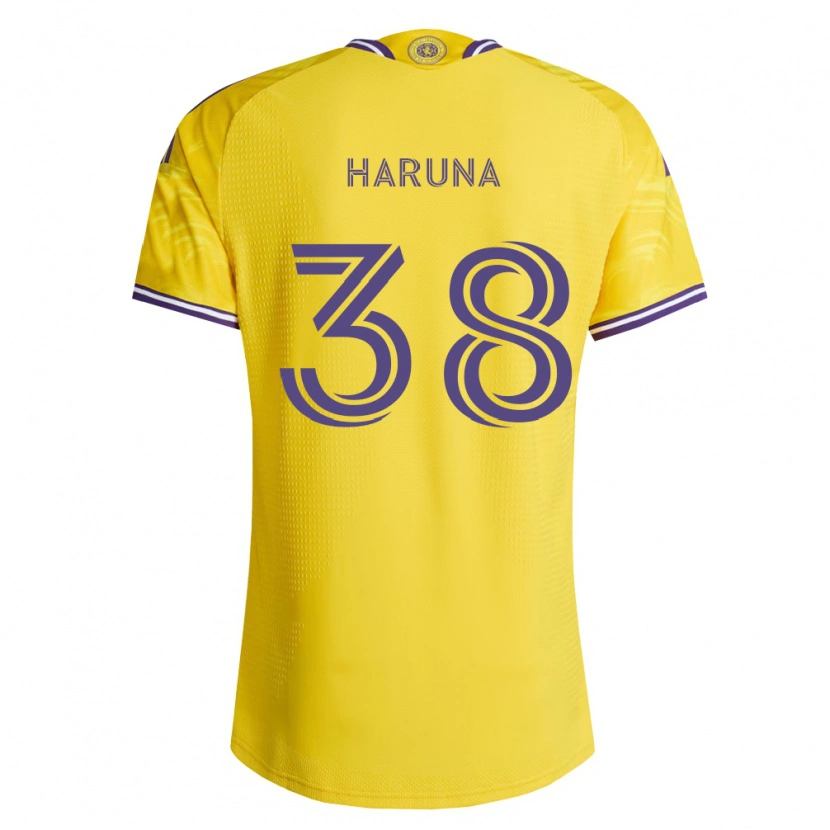 Danxen Barn Issah Haruna #38 Gul Lila Bortatröja Matchtröjor 2026/27 Tröjor T-Tröja