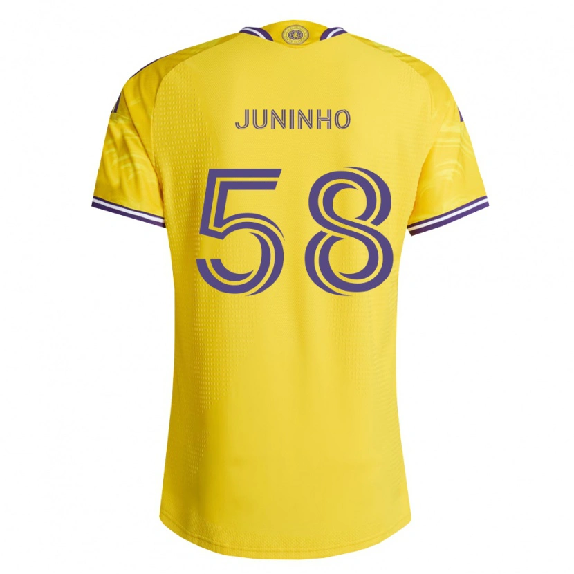 Danxen Barn Juninho #58 Gul Lila Bortatröja Matchtröjor 2026/27 Tröjor T-Tröja