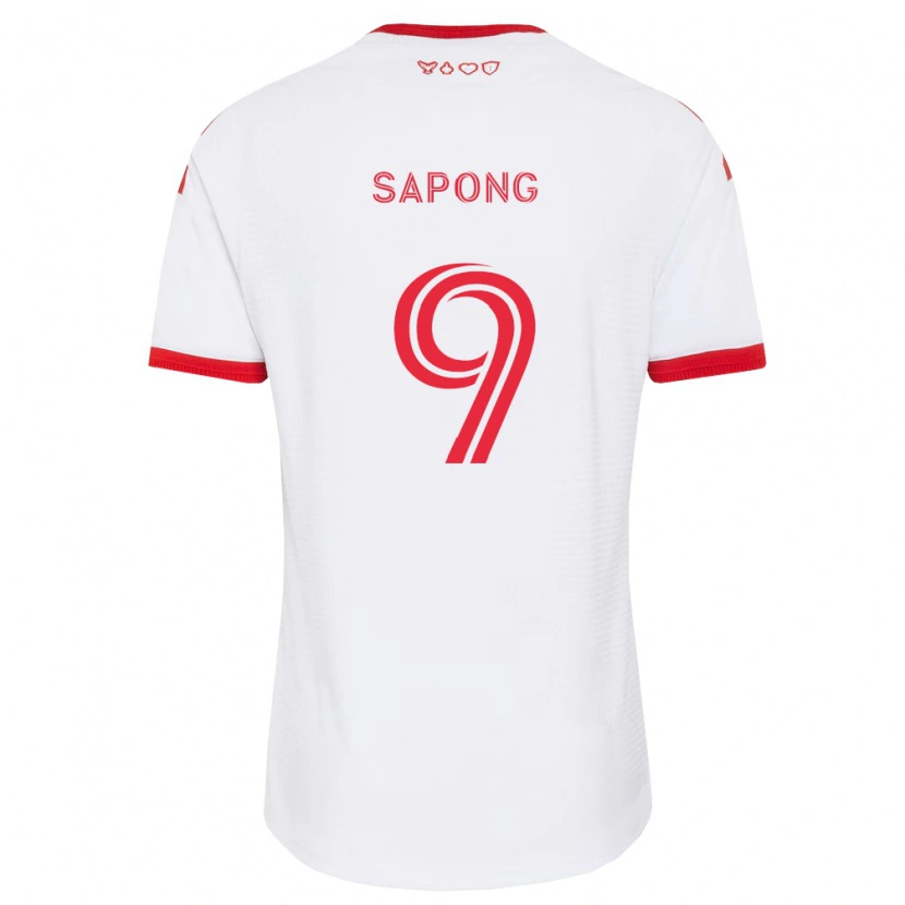 Danxen Barn C.j. Sapong #9 Vit Röd Svart Bortatröja Matchtröjor 2026/27 Tröjor T-Tröja