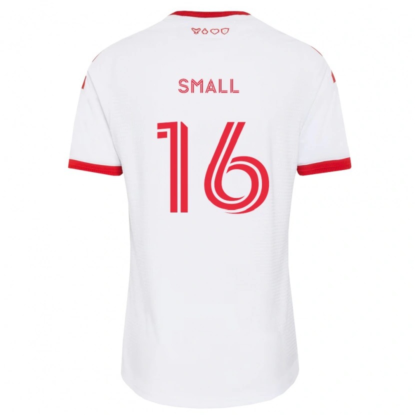 Danxen Barn Khaleel Small #16 Vit Röd Svart Bortatröja Matchtröjor 2026/27 Tröjor T-Tröja