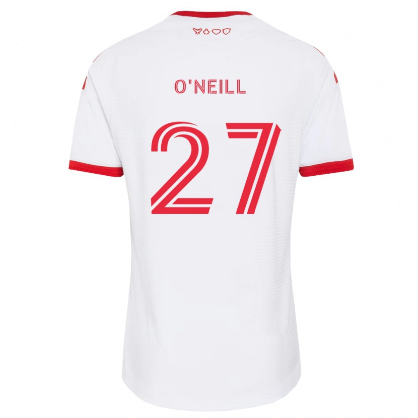 Danxen Barn Shane O'neill #27 Vit Röd Svart Bortatröja Matchtröjor 2026/27 Tröjor T-Tröja