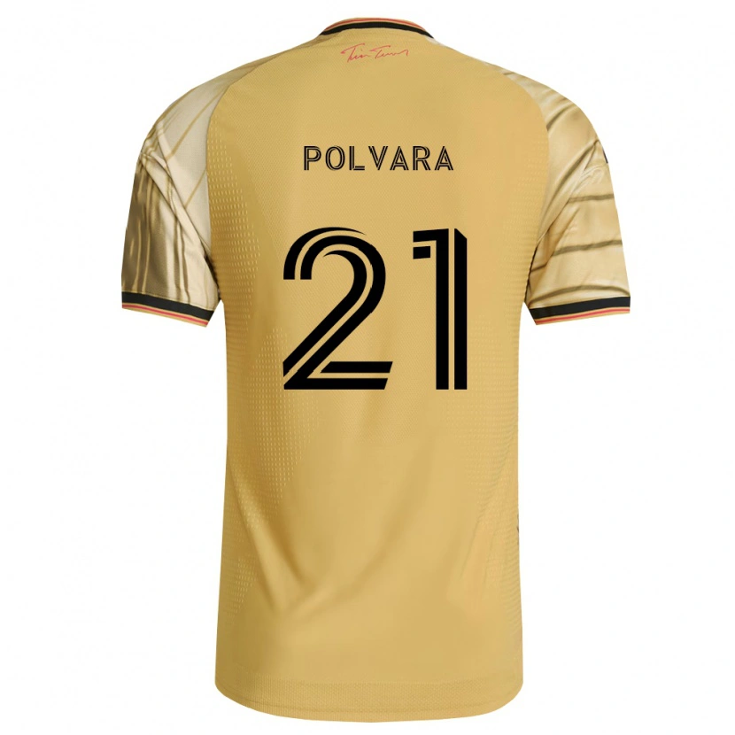 Danxen Barn Dante Polvara #21 Brun Gul Svart Bortatröja Matchtröjor 2026/27 Tröjor T-Tröja