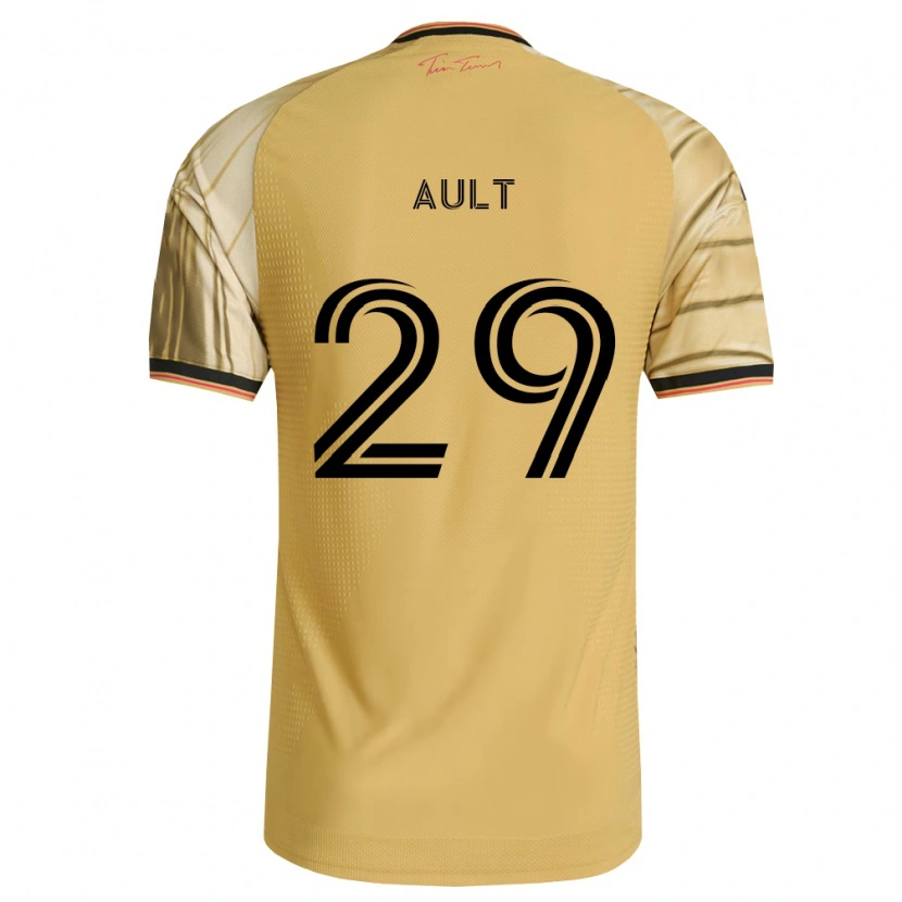 Danxen Barn Palmer Ault #29 Brun Gul Svart Bortatröja Matchtröjor 2026/27 Tröjor T-Tröja