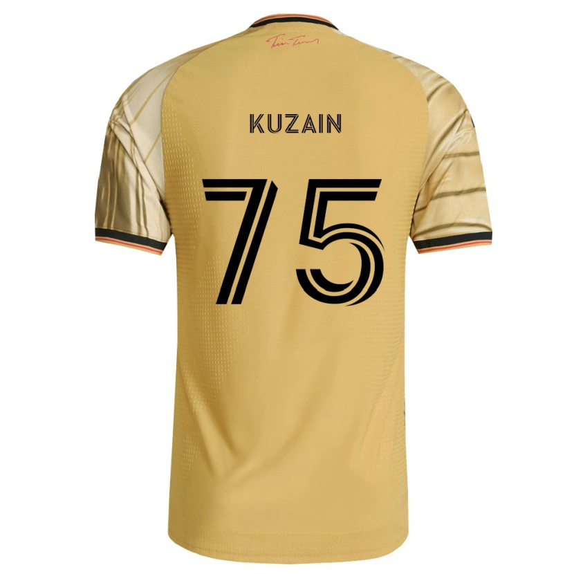 Danxen Barn Wan Kuzain #75 Brun Gul Svart Bortatröja Matchtröjor 2026/27 Tröjor T-Tröja