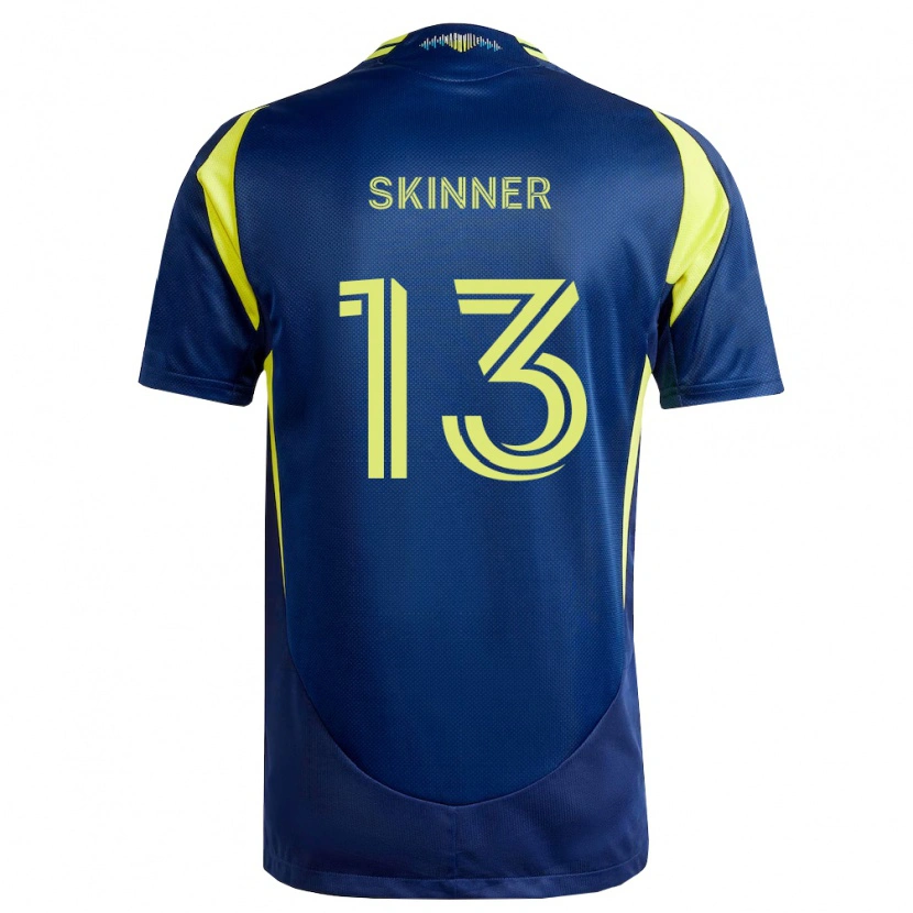 Danxen Barn Joey Skinner #13 Gul Marinblå Bortatröja Matchtröjor 2026/27 Tröjor T-Tröja