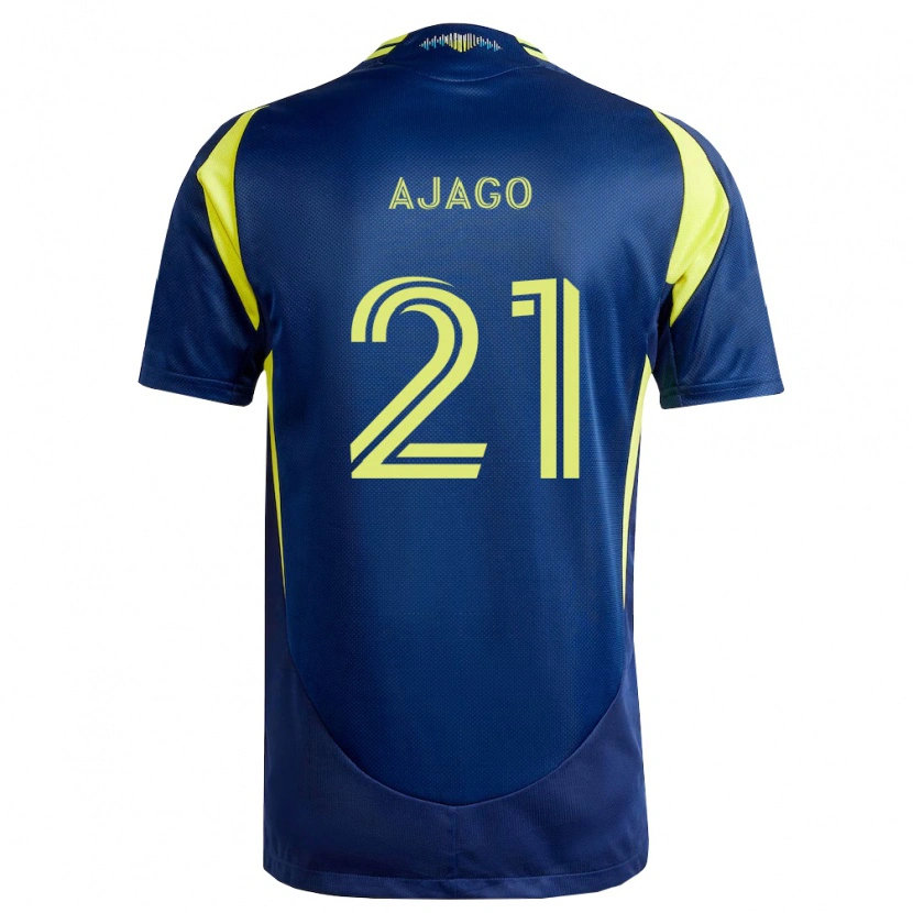 Danxen Barn Forster Ajago #21 Gul Marinblå Bortatröja Matchtröjor 2026/27 Tröjor T-Tröja