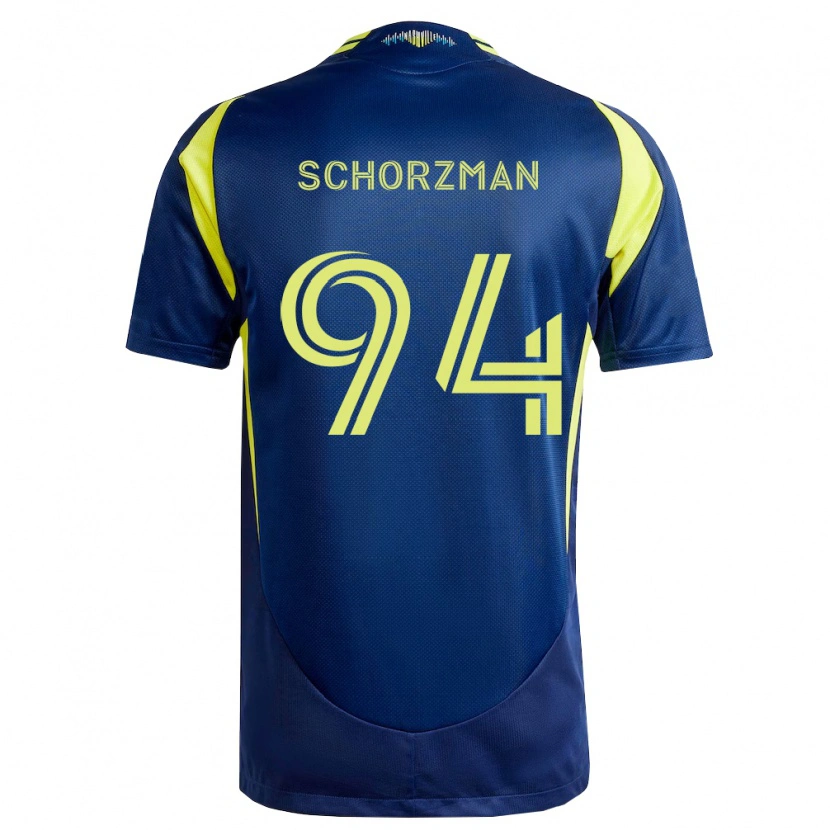 Danxen Barn Eamon Schorzman #94 Gul Marinblå Bortatröja Matchtröjor 2026/27 Tröjor T-Tröja