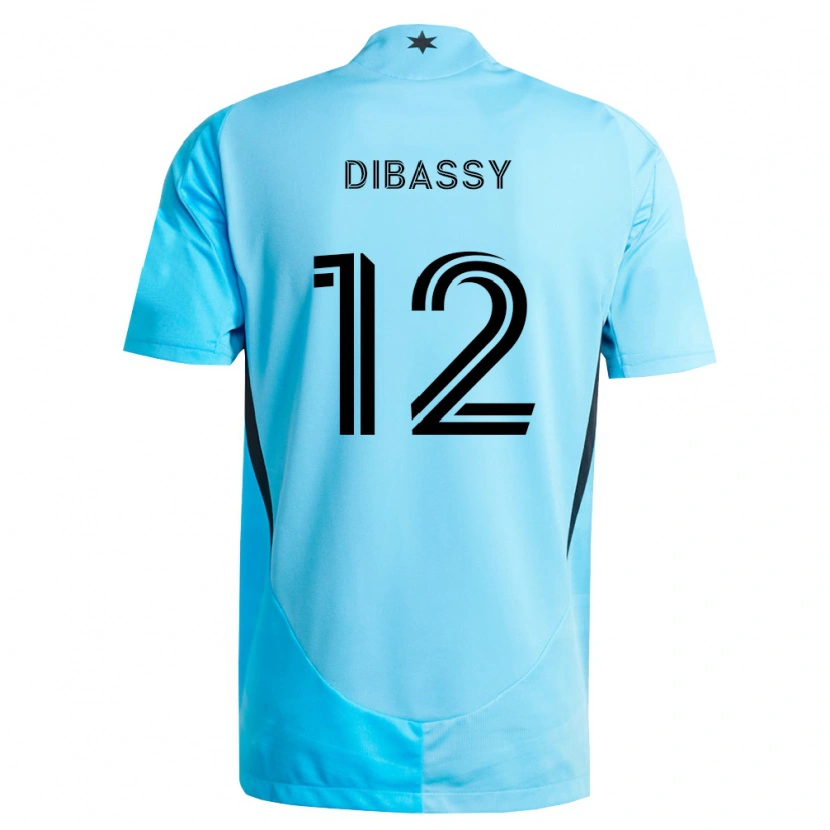 Danxen Barn Bakaye Dibassy #12 Ljusblå Svart Bortatröja Matchtröjor 2026/27 Tröjor T-Tröja