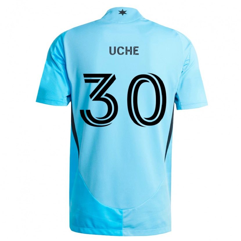 Danxen Barn Cc Uche #30 Ljusblå Svart Bortatröja Matchtröjor 2026/27 Tröjor T-Tröja