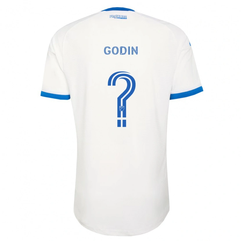 Danxen Barn Étienne Godin #0 Himmelsblå Vit Bortatröja Matchtröjor 2026/27 Tröjor T-Tröja