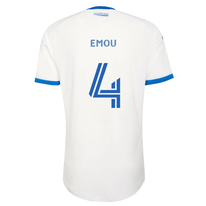 Danxen Barn Israel Emou #4 Himmelsblå Vit Bortatröja Matchtröjor 2026/27 Tröjor T-Tröja