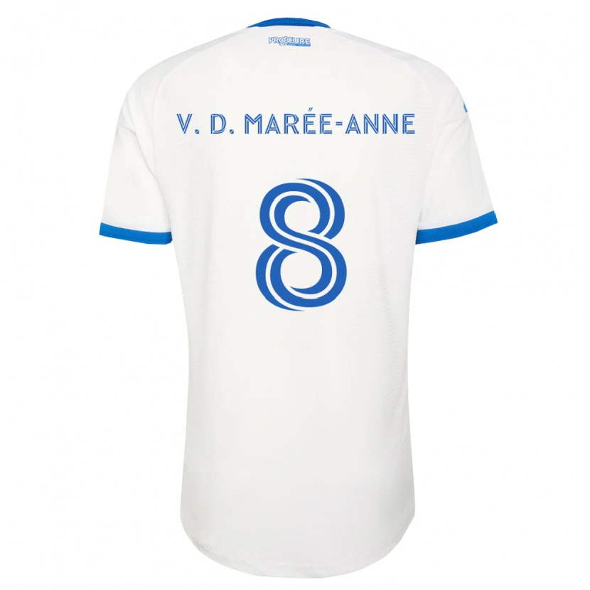 Danxen Barn Van Doesburg Marée-Anne #8 Himmelsblå Vit Bortatröja Matchtröjor 2026/27 Tröjor T-Tröja