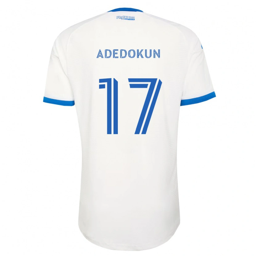 Danxen Barn Michael Adedokun #17 Himmelsblå Vit Bortatröja Matchtröjor 2026/27 Tröjor T-Tröja