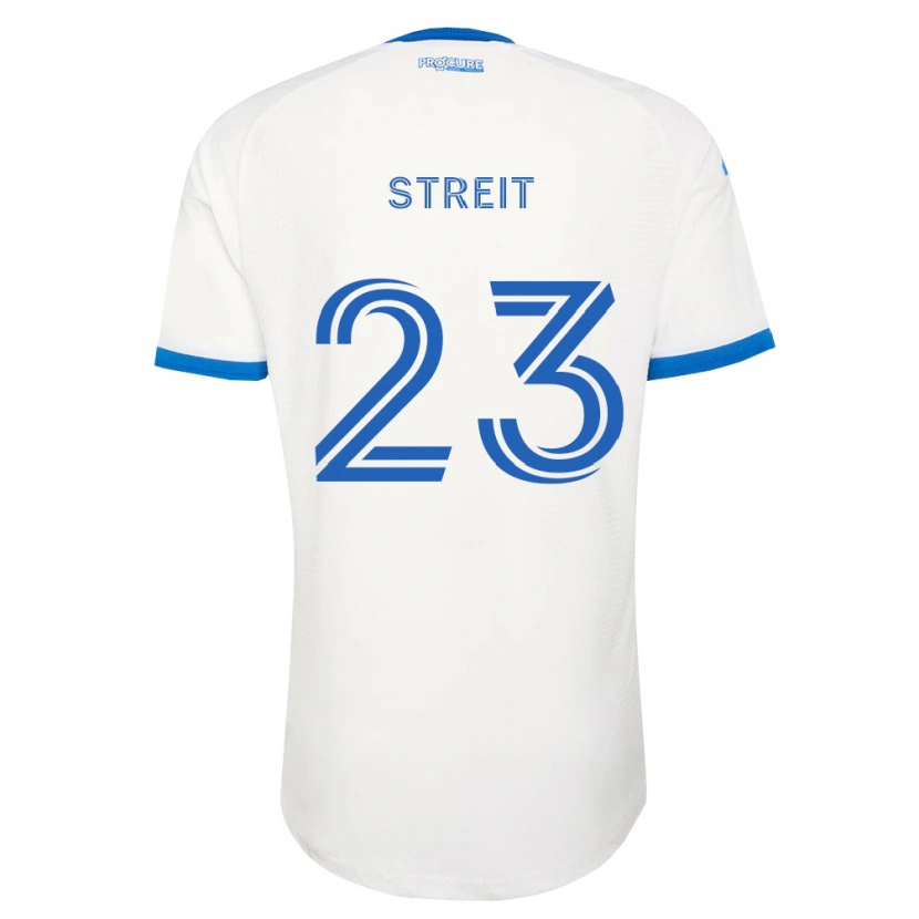 Danxen Barn Noah Streit #23 Himmelsblå Vit Bortatröja Matchtröjor 2026/27 Tröjor T-Tröja