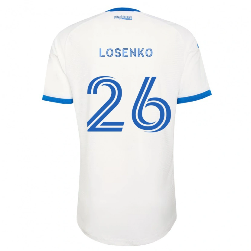 Danxen Barn Ivan Losenko #26 Himmelsblå Vit Bortatröja Matchtröjor 2026/27 Tröjor T-Tröja