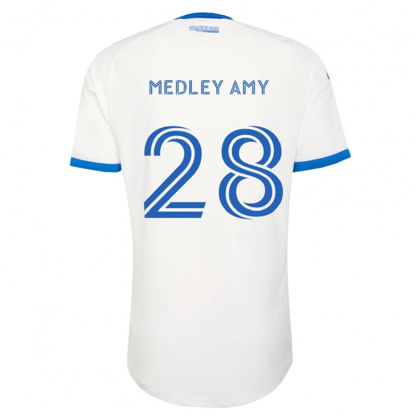 Danxen Barn Medley Amy #28 Himmelsblå Vit Bortatröja Matchtröjor 2026/27 Tröjor T-Tröja