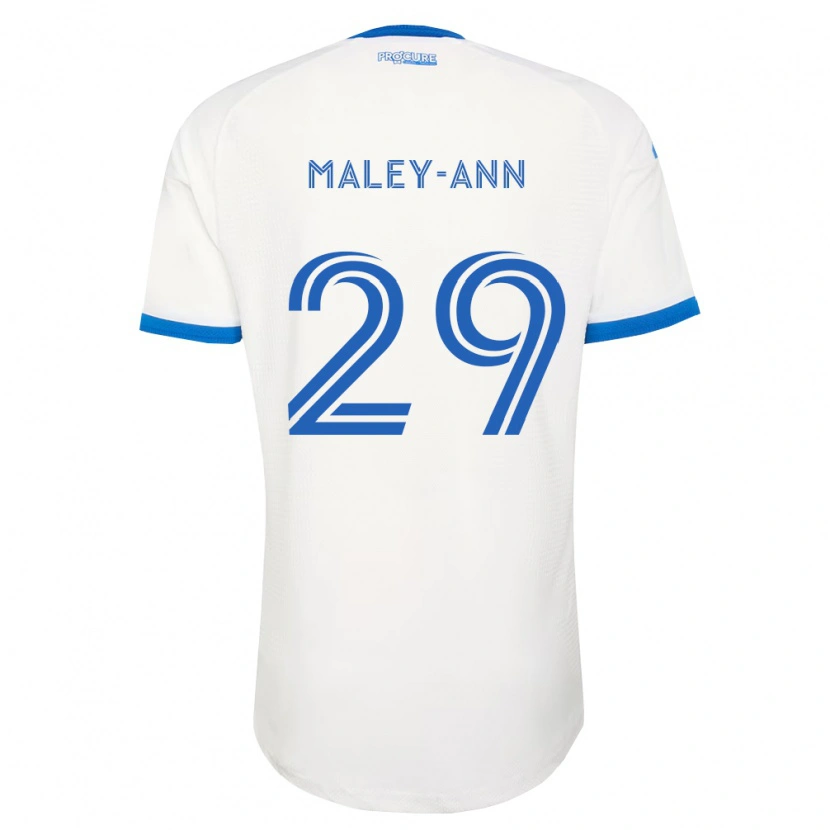 Danxen Barn Caron Maley-Ann #29 Himmelsblå Vit Bortatröja Matchtröjor 2026/27 Tröjor T-Tröja