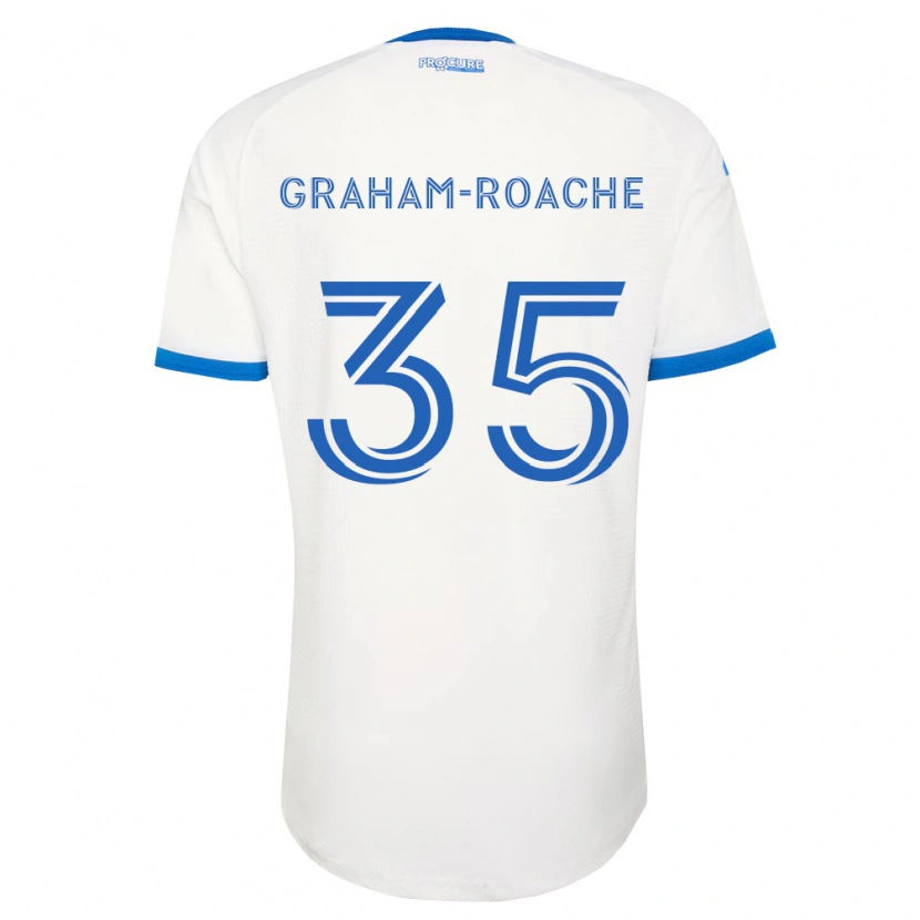Danxen Barn Owen Graham-Roache #35 Himmelsblå Vit Bortatröja Matchtröjor 2026/27 Tröjor T-Tröja