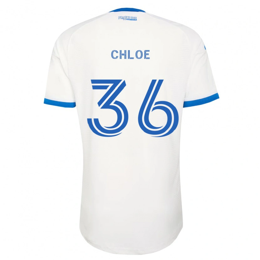 Danxen Barn Scicchitano Chloe #36 Himmelsblå Vit Bortatröja Matchtröjor 2026/27 Tröjor T-Tröja
