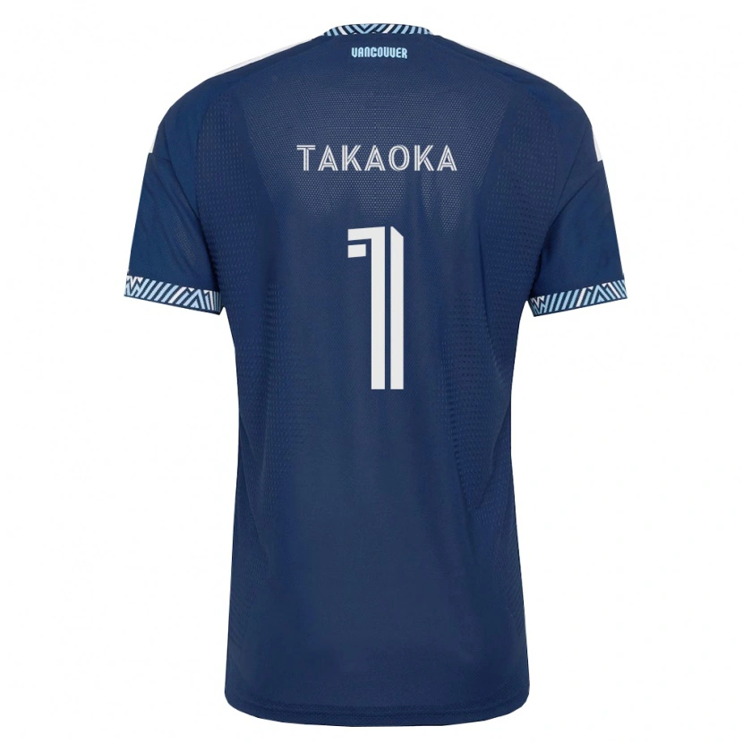 Danxen Barn Yohei Takaoka #1 Mörkblå Vit Bortatröja Matchtröjor 2026/27 Tröjor T-Tröja