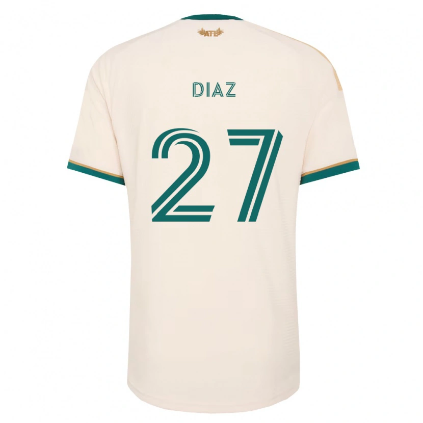 Danxen Barn Paulo Díaz #27 Champagnegön Bortatröja Matchtröjor 2026/27 Tröjor T-Tröja