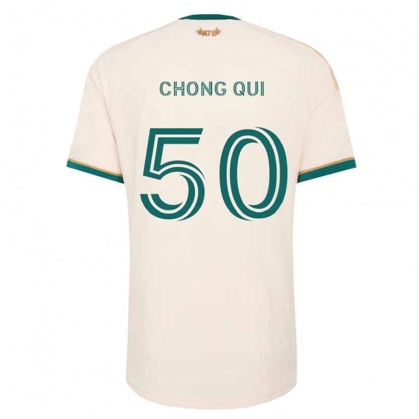 Danxen Barn Dominik Chong Qui #50 Champagnegön Bortatröja Matchtröjor 2026/27 Tröjor T-Tröja