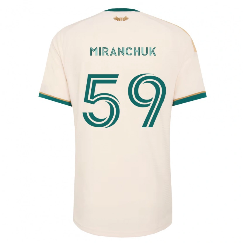 Danxen Barn Aleksey Miranchuk #59 Champagnegön Bortatröja Matchtröjor 2026/27 Tröjor T-Tröja