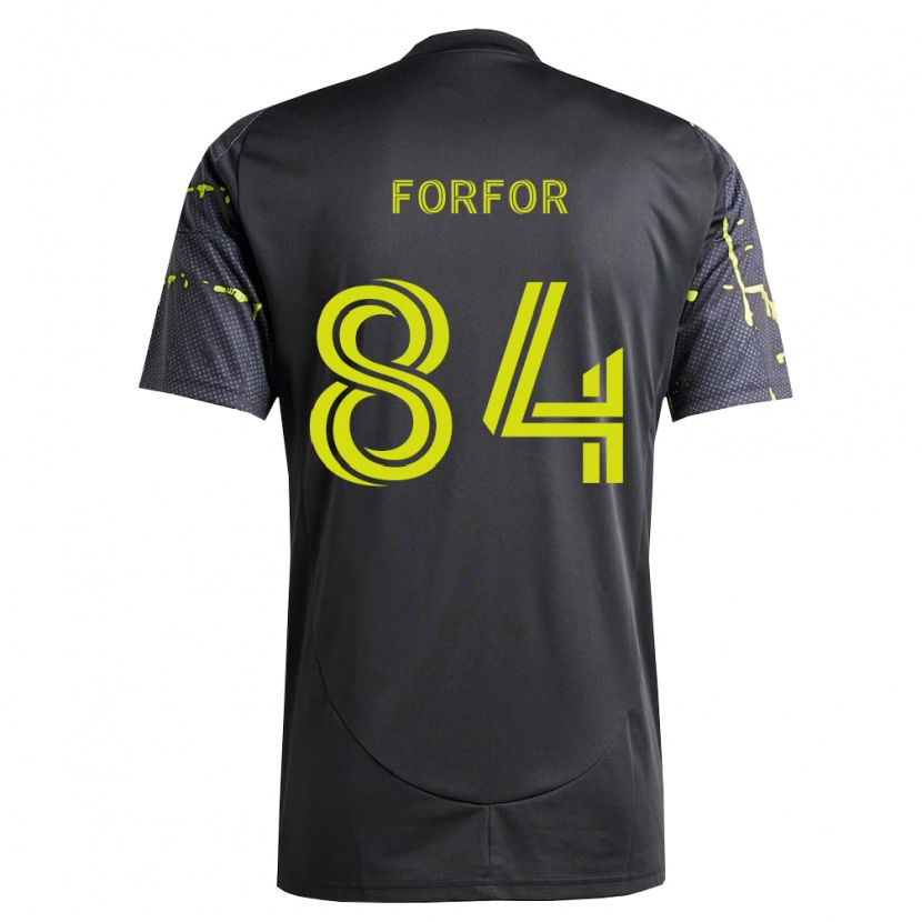 Danxen Barn Prince Forfor #84 Fluorescerande Gul Svart Bortatröja Matchtröjor 2026/27 Tröjor T-Tröja