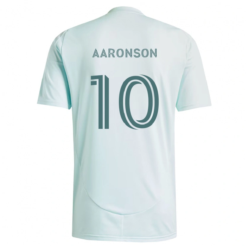 Danxen Barn Paxten Aaronson #10 Vit Ljusgrön Bortatröja Matchtröjor 2026/27 Tröjor T-Tröja