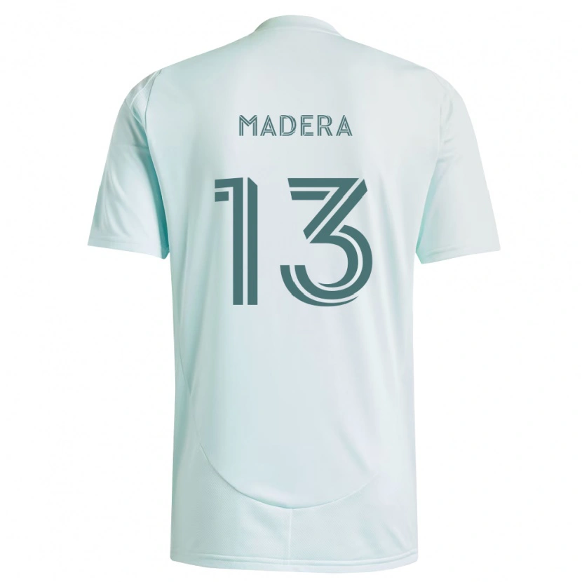 Danxen Barn Cristopher Madera #13 Vit Ljusgrön Bortatröja Matchtröjor 2026/27 Tröjor T-Tröja