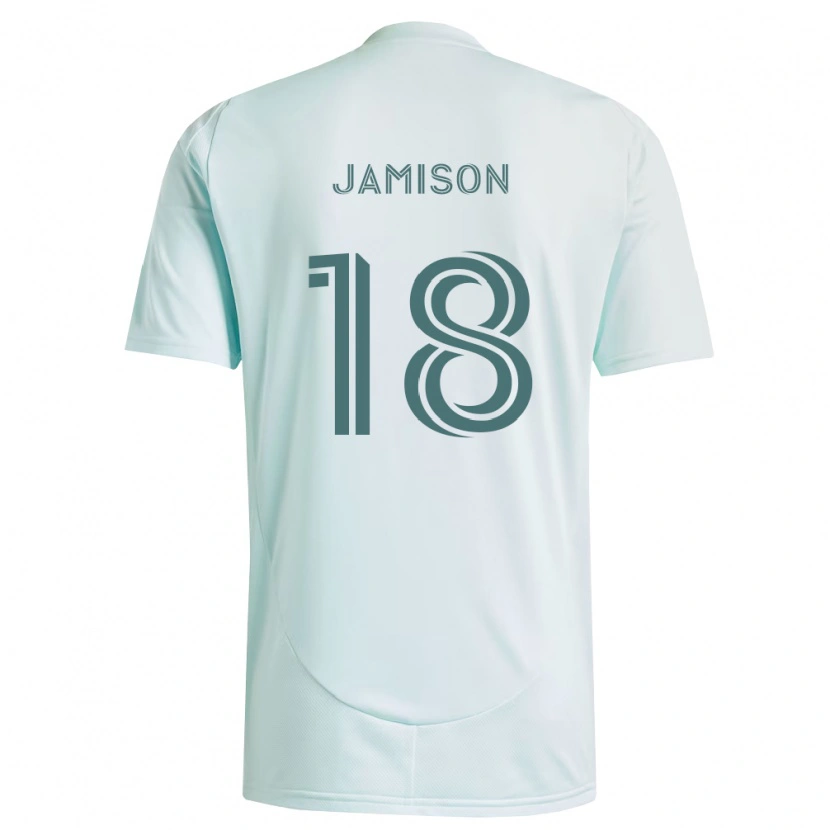 Danxen Barn Bryce Jamison #18 Vit Ljusgrön Bortatröja Matchtröjor 2026/27 Tröjor T-Tröja