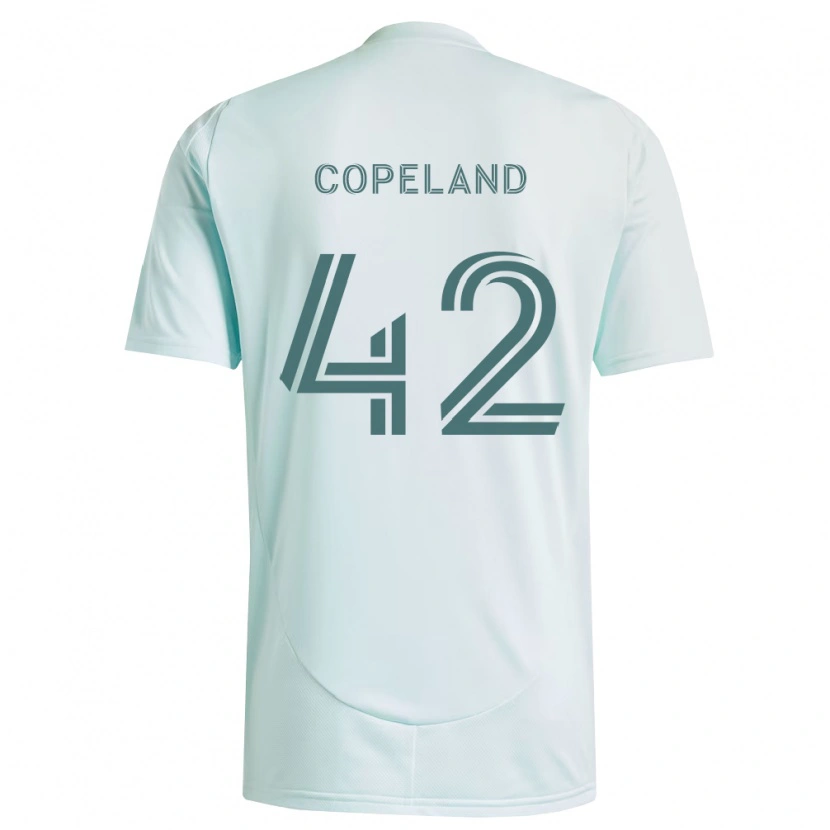 Danxen Barn Josh Copeland #42 Vit Ljusgrön Bortatröja Matchtröjor 2026/27 Tröjor T-Tröja