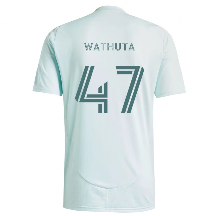 Danxen Barn Sydney Wathuta #47 Vit Ljusgrön Bortatröja Matchtröjor 2026/27 Tröjor T-Tröja