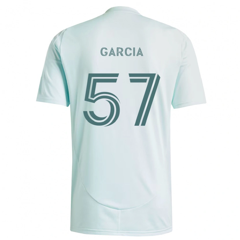 Danxen Barn Rogelio Garcia #57 Vit Ljusgrön Bortatröja Matchtröjor 2026/27 Tröjor T-Tröja