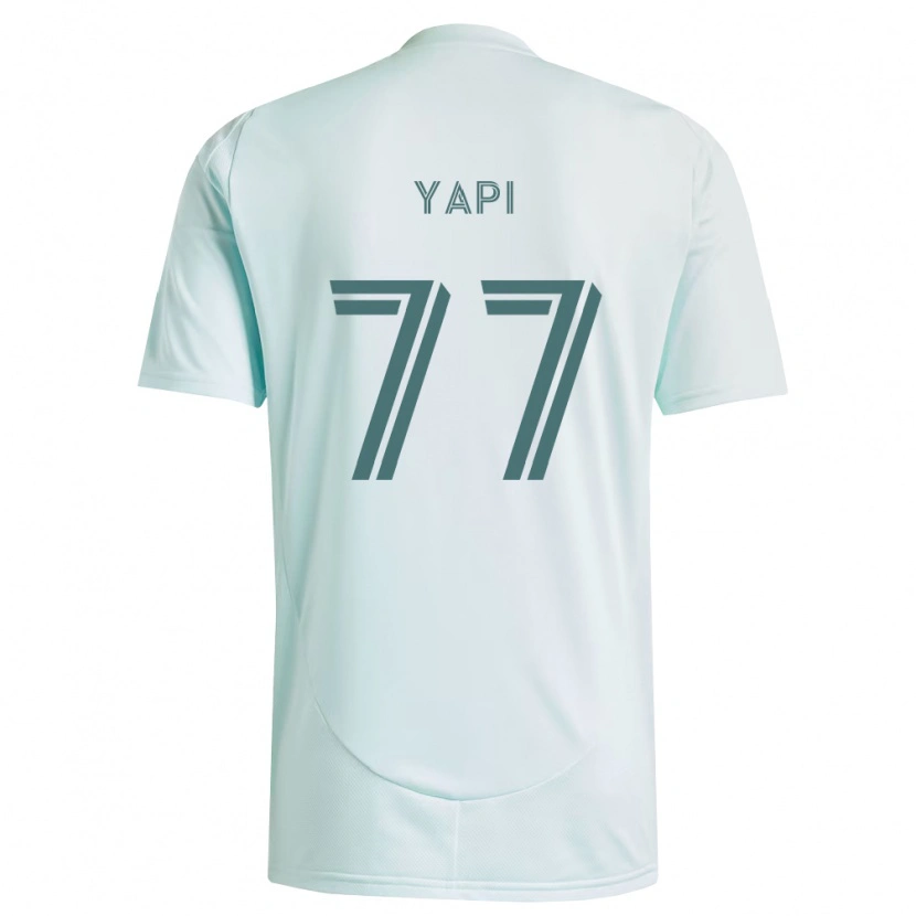 Danxen Barn Darren Yapi #77 Vit Ljusgrön Bortatröja Matchtröjor 2026/27 Tröjor T-Tröja