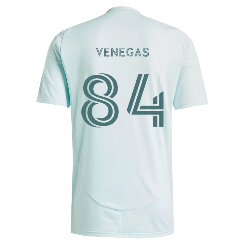 Danxen Barn Pedro Venegas #84 Vit Ljusgrön Bortatröja Matchtröjor 2026/27 Tröjor T-Tröja