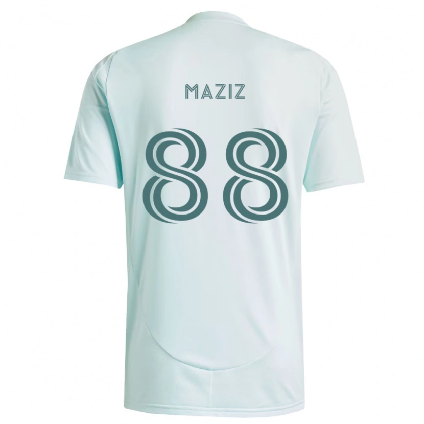 Danxen Barn Youssef Maziz #88 Vit Ljusgrön Bortatröja Matchtröjor 2026/27 Tröjor T-Tröja