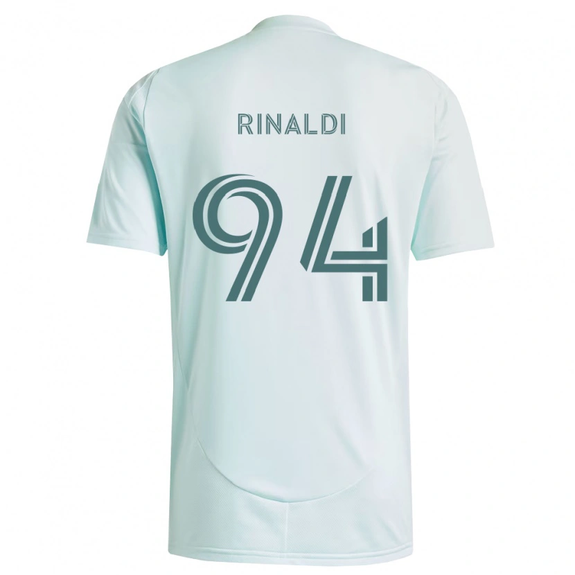 Danxen Barn Vincent Rinaldi #94 Vit Ljusgrön Bortatröja Matchtröjor 2026/27 Tröjor T-Tröja