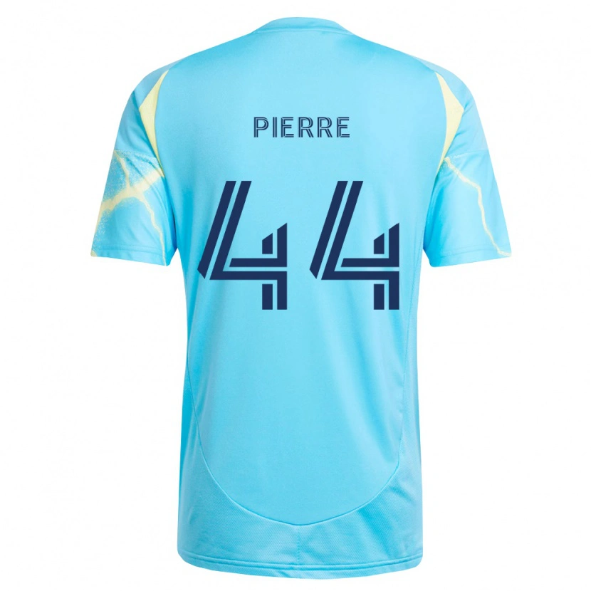 Danxen Barn Neil Pierre #44 Ljusblå Svart Ljusgul Bortatröja Matchtröjor 2026/27 Tröjor T-Tröja