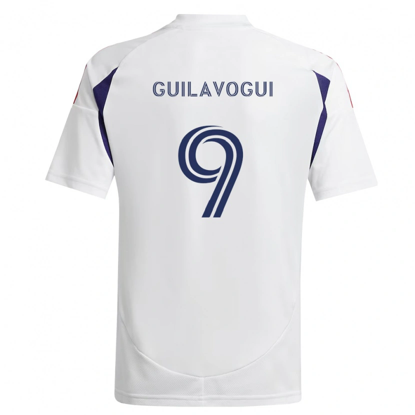 Danxen Barn Morgan Guilavogui #9 Kungligt Blå Röd Brun Bortatröja Matchtröjor 2026/27 Tröjor T-Tröja