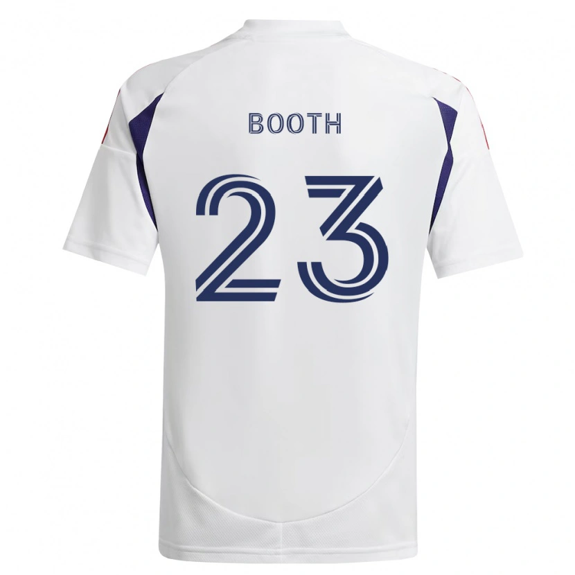 Danxen Barn Zach Booth #23 Kungligt Blå Röd Brun Bortatröja Matchtröjor 2026/27 Tröjor T-Tröja