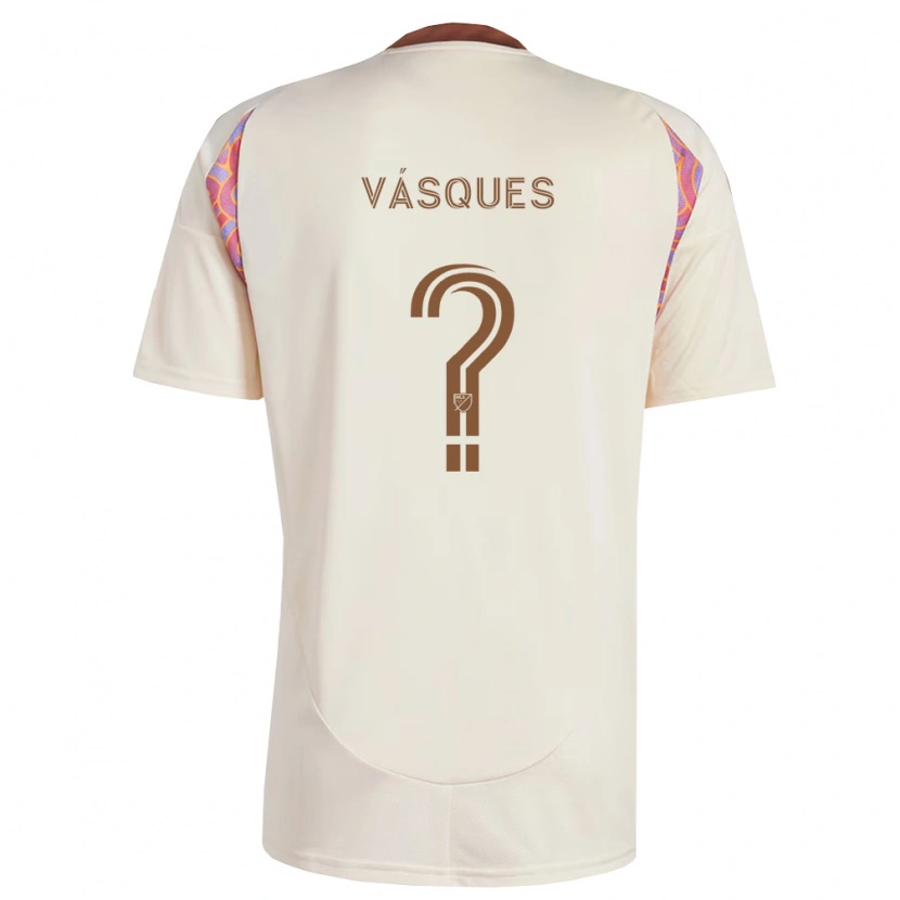 Danxen Barn Gabriel Vásques #0 Off-White Rosa Bortatröja Matchtröjor 2026/27 Tröjor T-Tröja