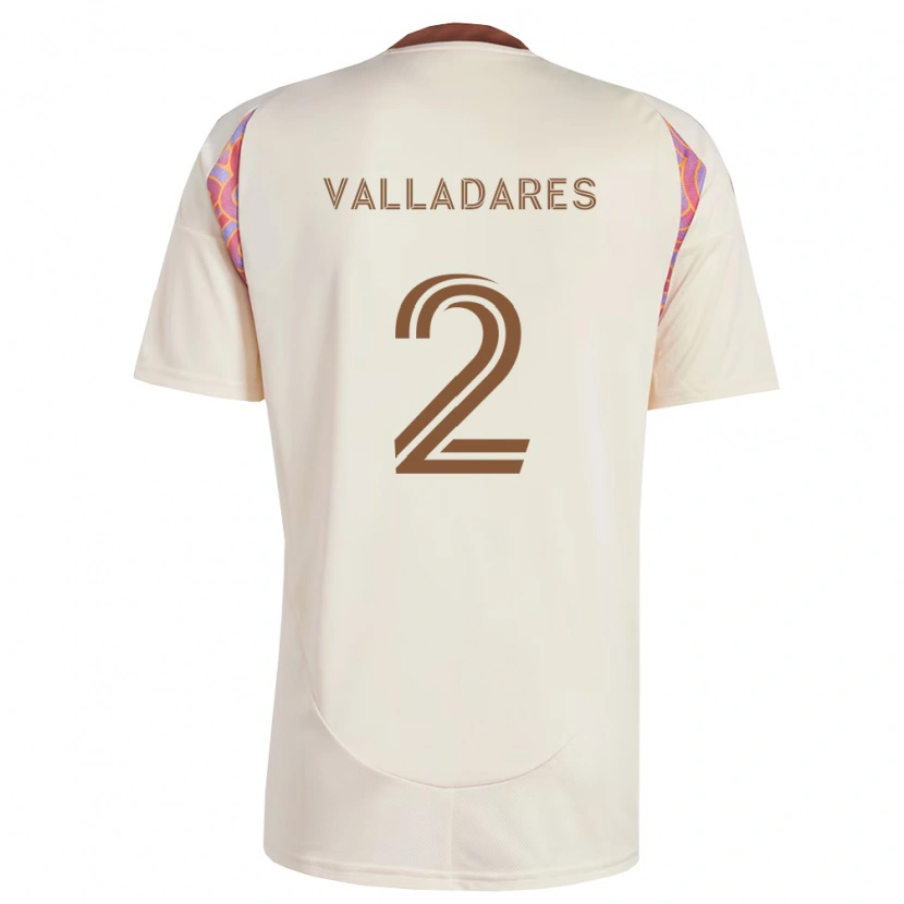 Danxen Barn Edenilson Valladares #2 Off-White Rosa Bortatröja Matchtröjor 2026/27 Tröjor T-Tröja