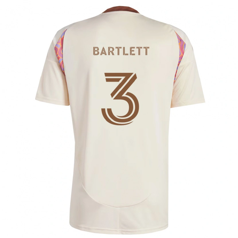 Danxen Barn Lucas Bartlett #3 Off-White Rosa Bortatröja Matchtröjor 2026/27 Tröjor T-Tröja
