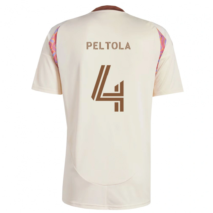 Danxen Barn Matti Peltola #4 Off-White Rosa Bortatröja Matchtröjor 2026/27 Tröjor T-Tröja
