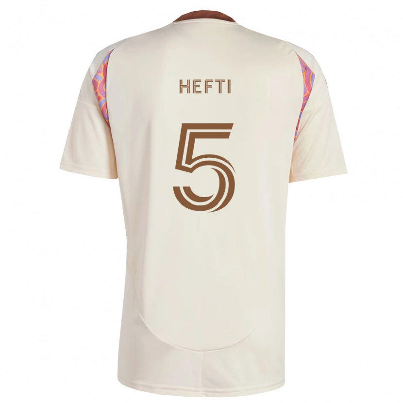 Danxen Barn Silvan Hefti #5 Off-White Rosa Bortatröja Matchtröjor 2026/27 Tröjor T-Tröja