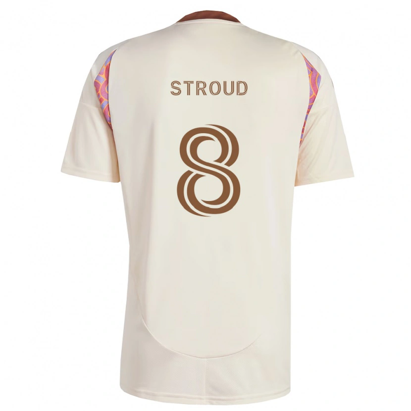 Danxen Barn Jared Stroud #8 Off-White Rosa Bortatröja Matchtröjor 2026/27 Tröjor T-Tröja