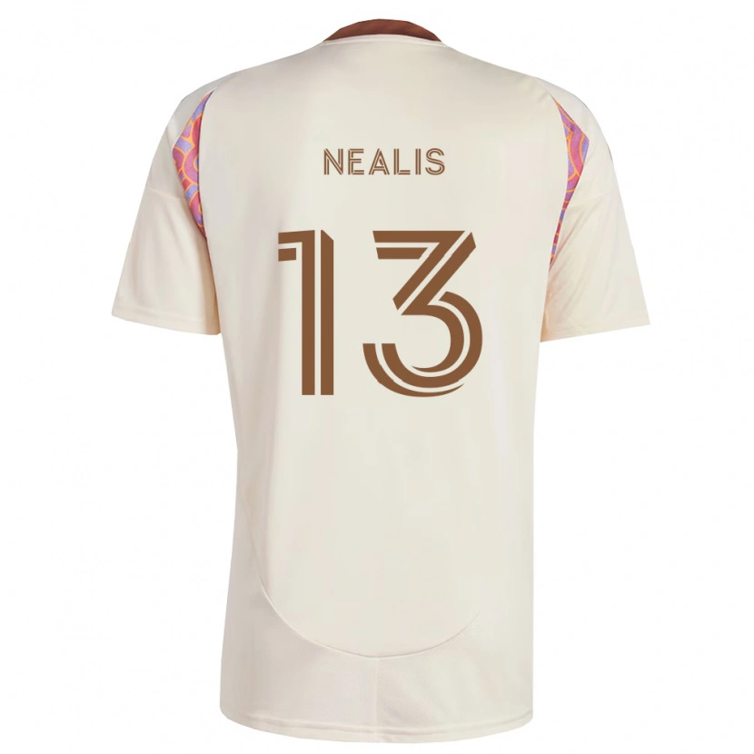 Danxen Barn Sean Nealis #13 Off-White Rosa Bortatröja Matchtröjor 2026/27 Tröjor T-Tröja