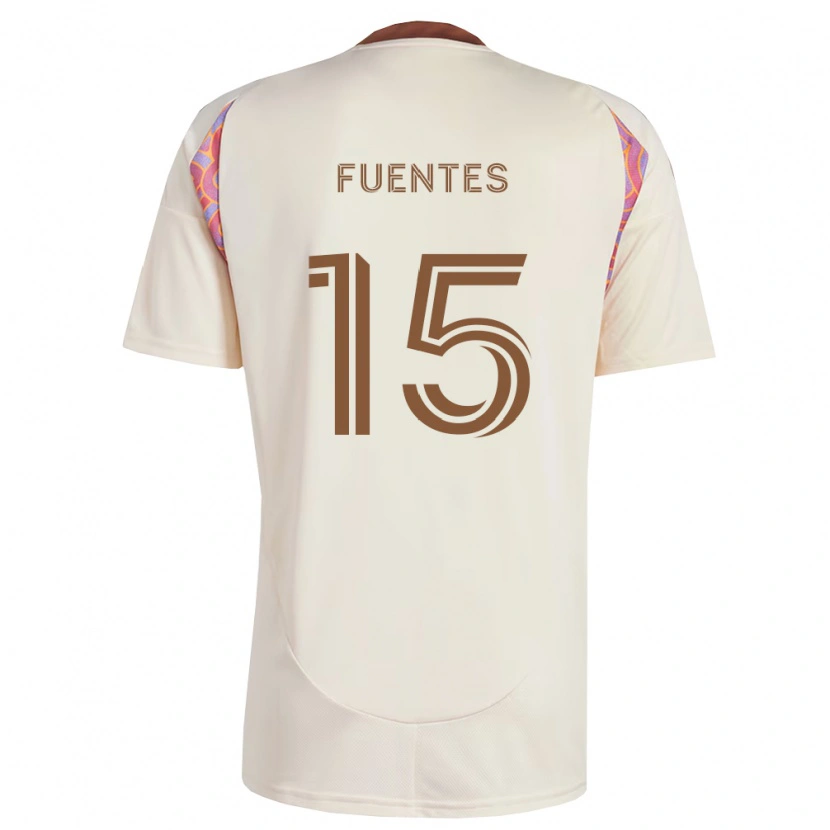 Danxen Barn Gabriel Fuentes #15 Off-White Rosa Bortatröja Matchtröjor 2026/27 Tröjor T-Tröja